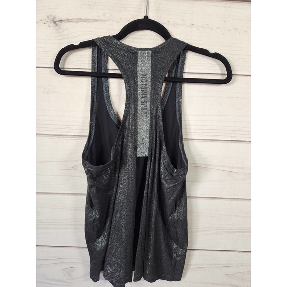 Victoria's Secret Sport Women's Black Sleeveless Scoop Neck Tank Top‎ Size S - Picture 2 of 5